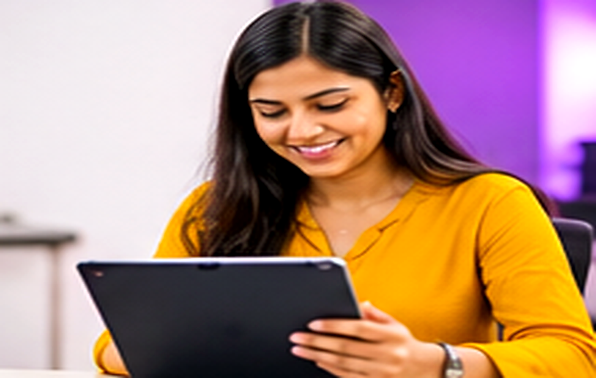Students learning practical digital security and computer skills